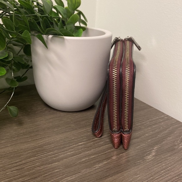 Coach Double Zippered Wristlet - Picture 7 of 16